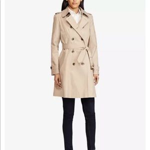 Ralph Lauren Trench Coat in Burgundy/ Wine color